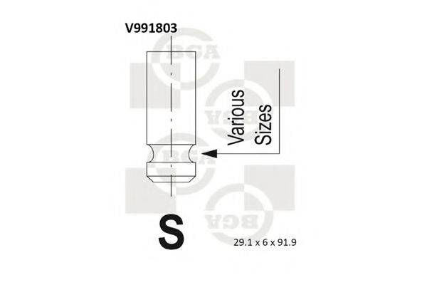 BGA V991803 Впускний клапан