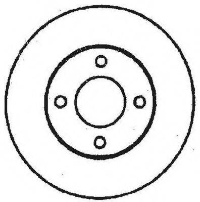 JURID 561244JC Тормозной диск