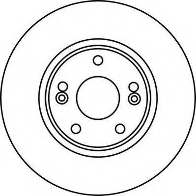 Тормозной диск JURID 562182JC