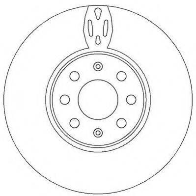 гальмівний диск JURID 562297JC