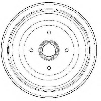 JURID 329133J Тормозной барабан