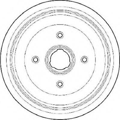 JURID 329229J Тормозной барабан