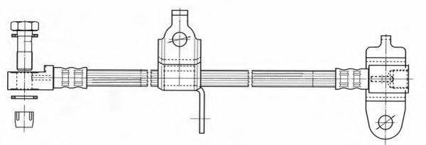 JURID 172900J Гальмівний шланг