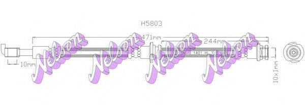 BROVEX-NELSON H5803 Тормозной шланг