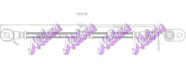 Тормозной шланг BROVEX-NELSON H5978