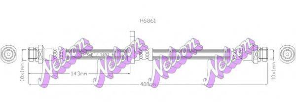 Тормозной шланг BROVEX-NELSON H6861