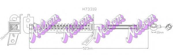 BROVEX-NELSON H7331Q Гальмівний шланг
