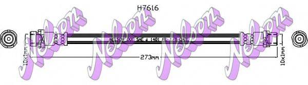 BROVEX-NELSON H7616 Тормозной шланг