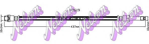 BROVEX-NELSON H7619 Гальмівний шланг