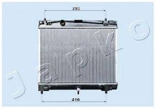 JAPKO RDA153010 Радіатор, охолодження двигуна