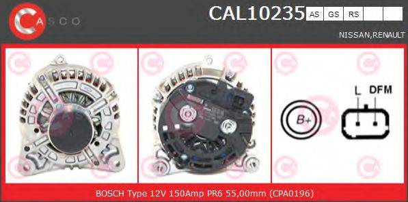 CASCO CAL10235AS Генератор