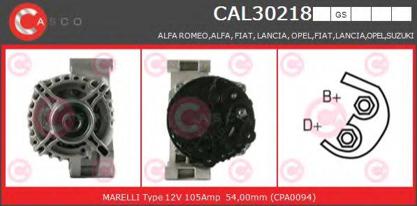 CASCO CAL30218GS Генератор