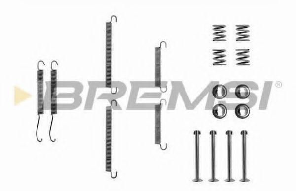 BREMSI SK0713 Комплектуючі, гальмівна колодка