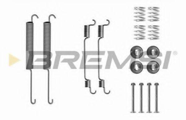 BREMSI SK0806 Комплектуючі, гальмівна колодка