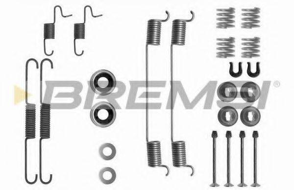 BREMSI SK0818 Комплектуючі, гальмівна колодка