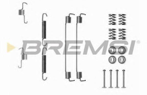 BREMSI SK0819 Комплектуючі, гальмівна колодка