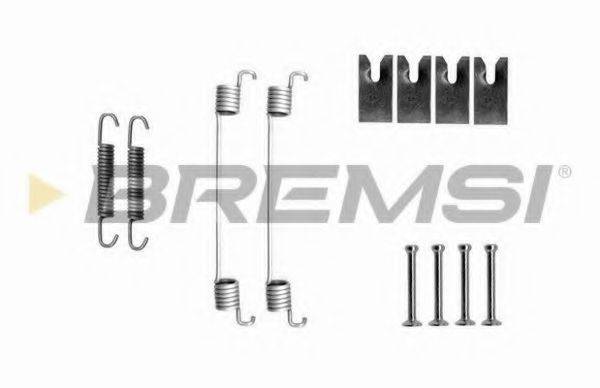 Комплектуючі, гальмівна колодка BREMSI SK0827