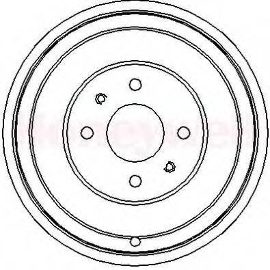 BENDIX 329022B Тормозной барабан