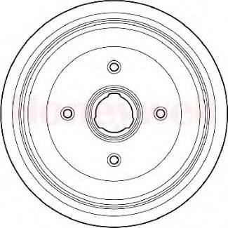 BENDIX 329229B Тормозной барабан