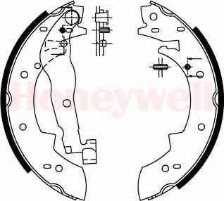 BENDIX 362248B Комплект гальмівних колодок