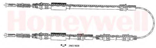 BENDIX 431300B Трос, стоянкова гальмівна система