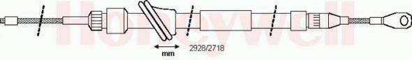 BENDIX 433020B Трос, стоянкова гальмівна система