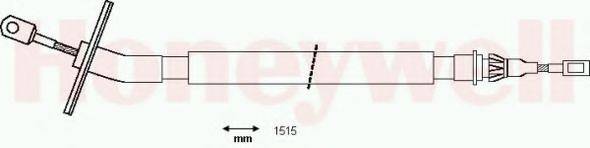 BENDIX 433178B Трос, стоянкова гальмівна система