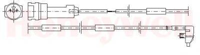 BENDIX 581307 Сигнализатор, износ тормозных колодок