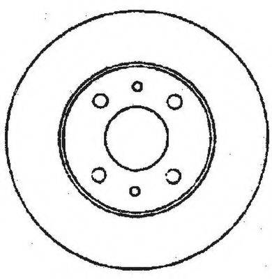 BENDIX 561387B гальмівний диск