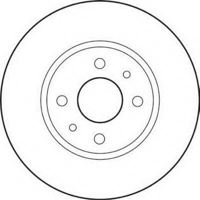 гальмівний диск BENDIX 562178BC