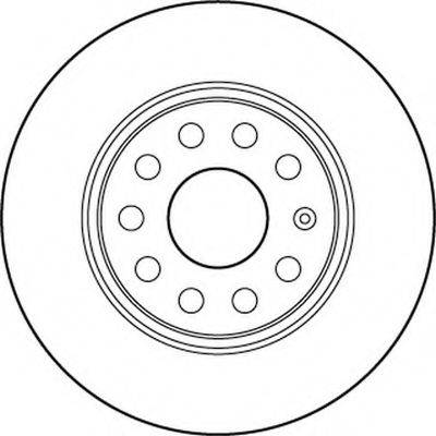 гальмівний диск BENDIX 562237B