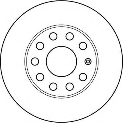 гальмівний диск BENDIX 562238BC