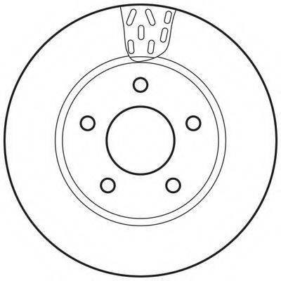 BENDIX 562784BC гальмівний диск