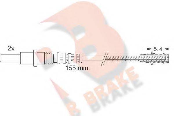 R BRAKE 610157RB Сигналізатор, знос гальмівних колодок