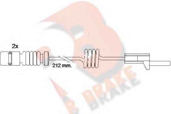 R BRAKE 610259RB Сигналізатор, знос гальмівних колодок