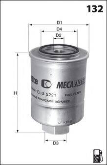 LUCAS FILTERS LFDS182 Паливний фільтр