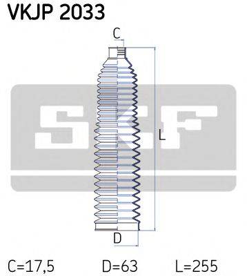 SKF VKJP2033 Комплект пильника, рульове управління