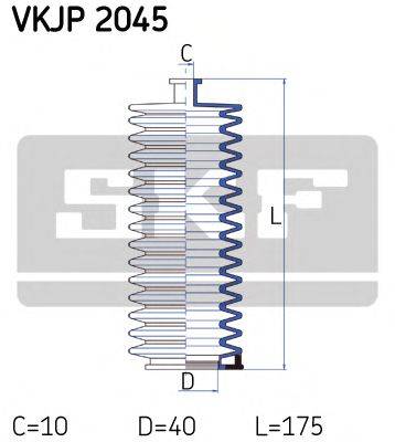 SKF VKJP2045 Комплект пильника, рульове управління