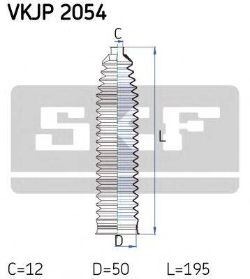 SKF VKJP2054 Комплект пильника, рульове управління