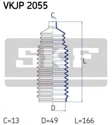 SKF VKJP2055 Комплект пильника, рульове управління