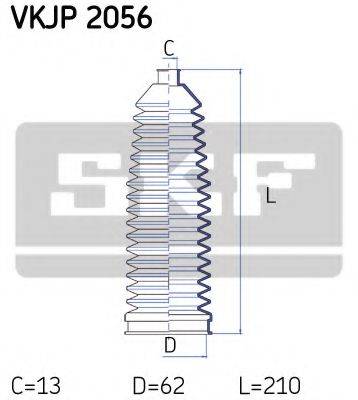 SKF VKJP2056 Комплект пильника, рульове управління