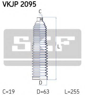 SKF VKJP2095 Комплект пильника, рульове управління