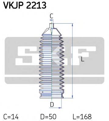 SKF VKJP2213 Комплект пильника, рульове управління