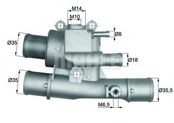 BEHR TI12488 Термостат, що охолоджує рідину