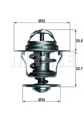 BEHR TX1288D Термостат, що охолоджує рідину