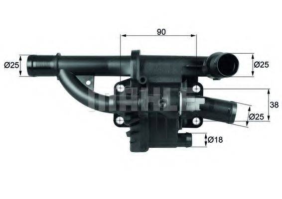 BEHR TH4083 Термостат, що охолоджує рідину