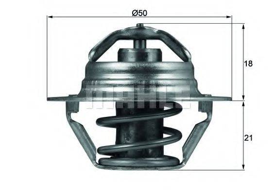 Термостат, що охолоджує рідину BEHR TX 100 89D