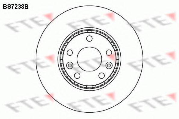 FTE BS7238B гальмівний диск