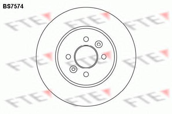 FTE BS7574 гальмівний диск