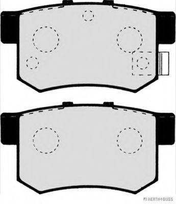 Комплект тормозных колодок, дисковый тормоз HERTH+BUSS JAKOPARTS J3614008